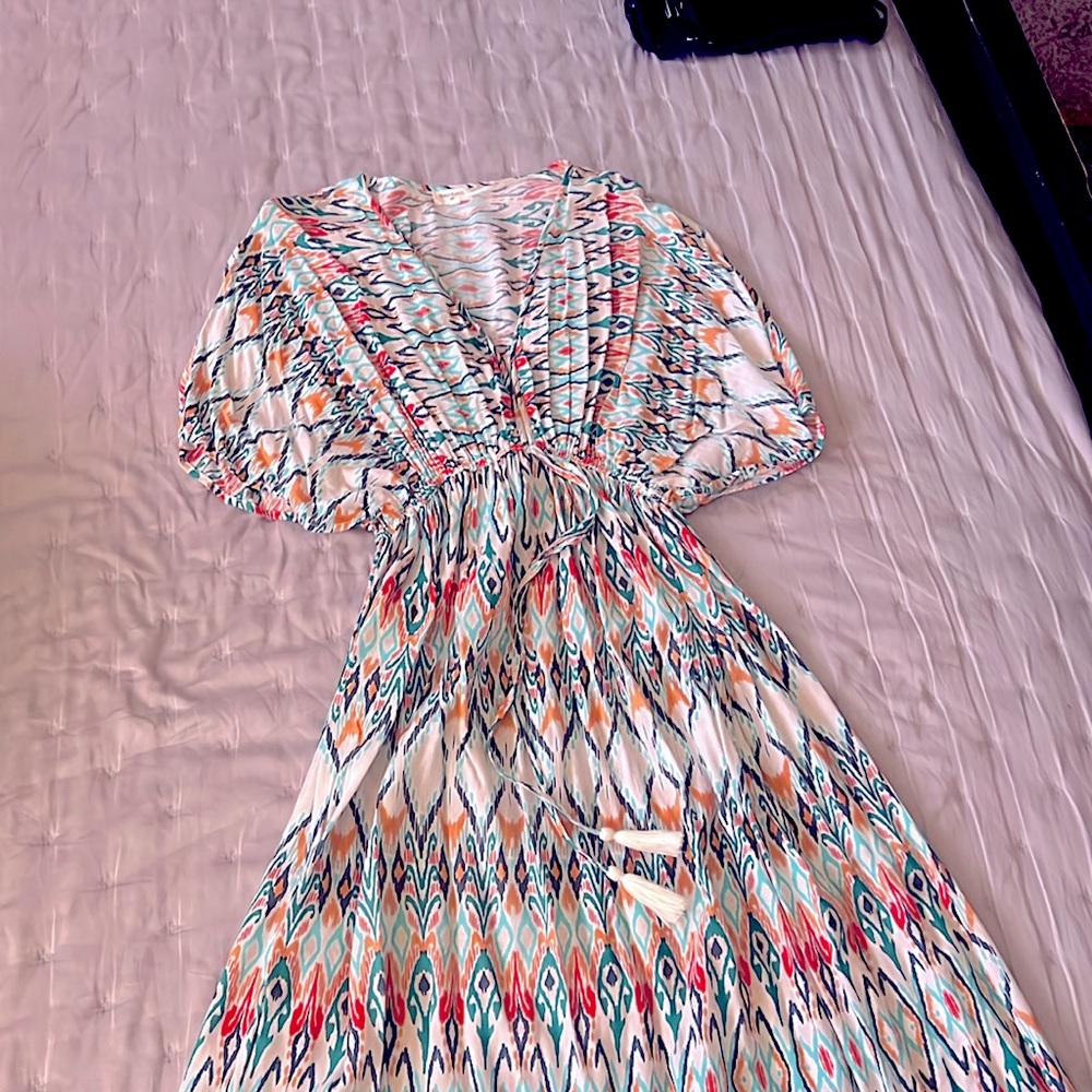 Bohemian Multicolor Maxi Dress